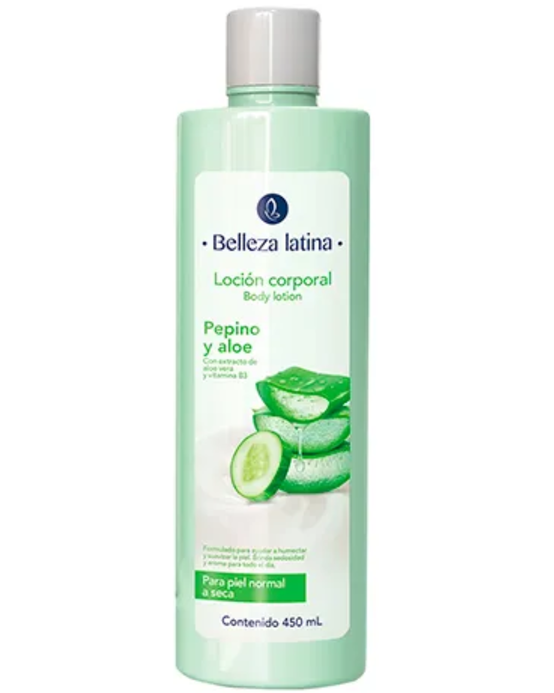 LOCIÓN CORPORAL PEPINO Y ALOE 450ml