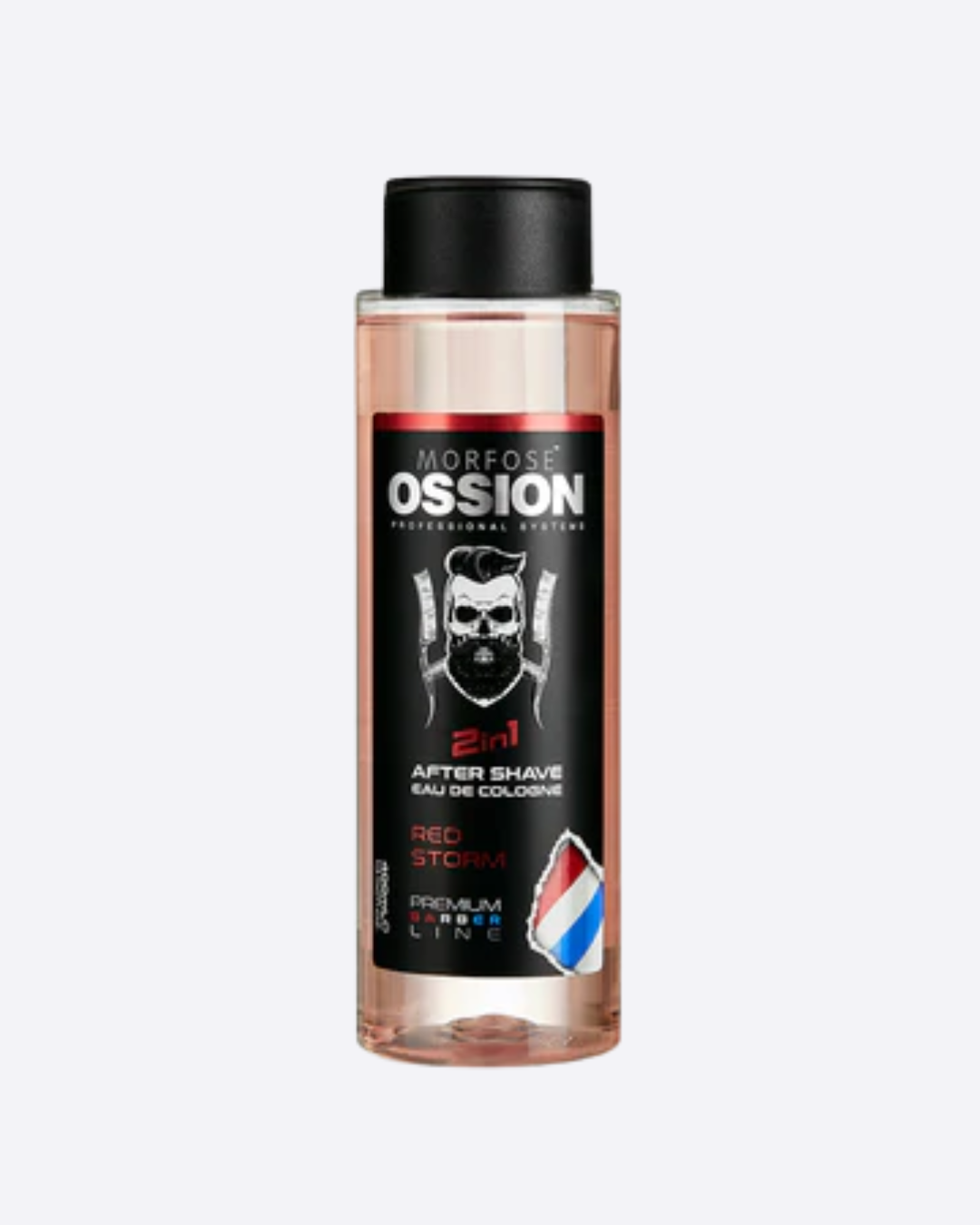 Ossion Premium Barber Line 2in1 After Shave Eau De Cologne 400ml Red Storm