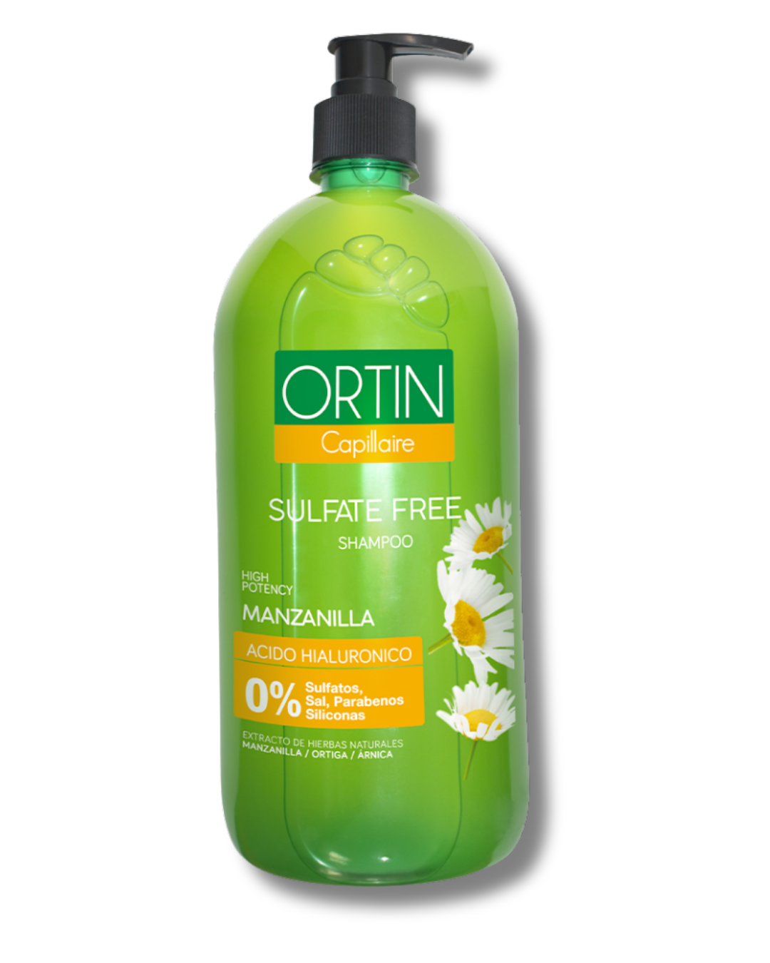 Ortin Capillaire Sulfate Free Manzanilla – Shampoo 1LT