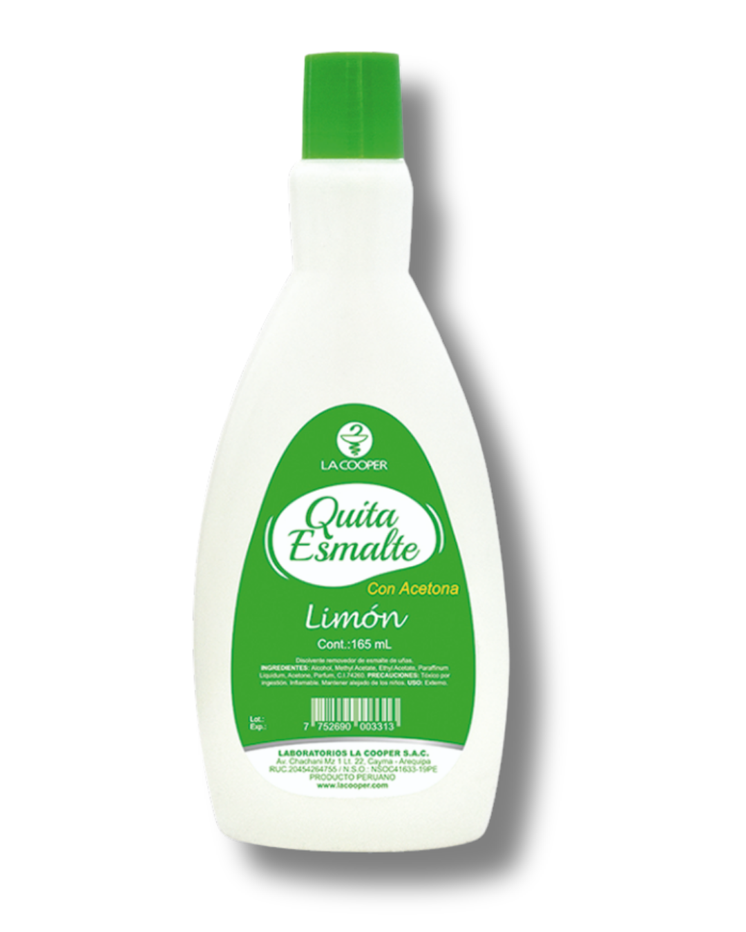 Quita Esmalte con Acetona Limón 165ml