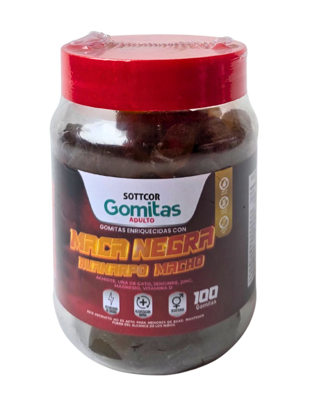 SOTTCOR GOMITAS MACA NEGRA x130