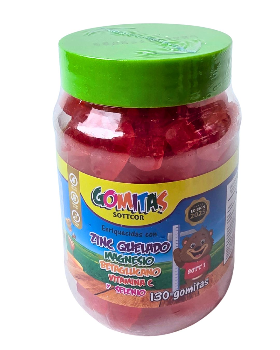 SOTTCOR GOMITAS NIÑOS ZINC x130