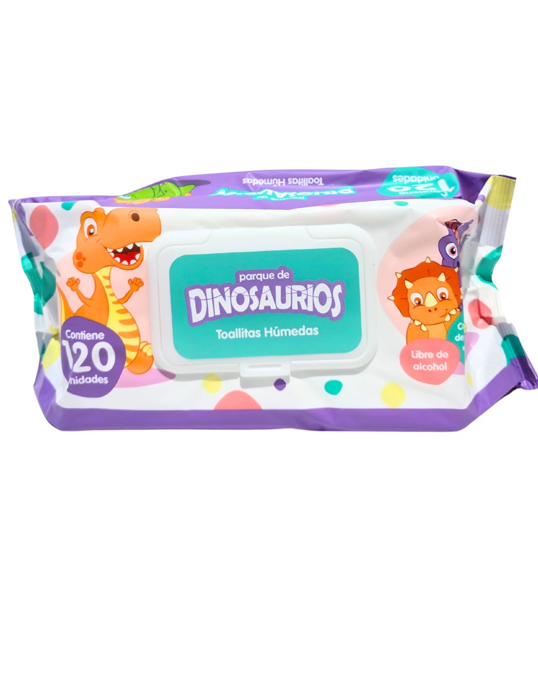 TOALLITAS HÚMEDAS DINOSAURIOS x 120und