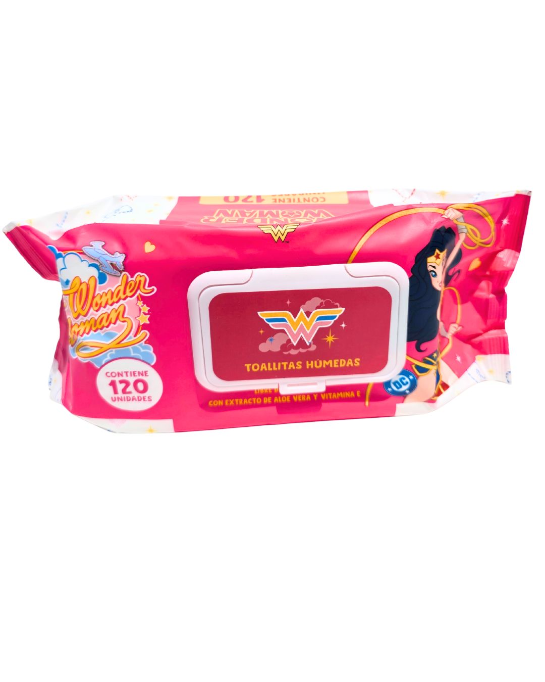 TOALLITAS HÚMEDAS WONDER WOMAN x 120und