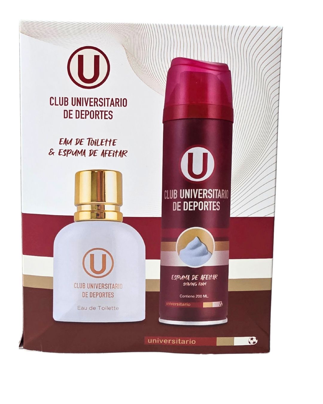 SET UNIVERSITARIO EDT 50ml- ESPUMA DE AFEITAR 200ml