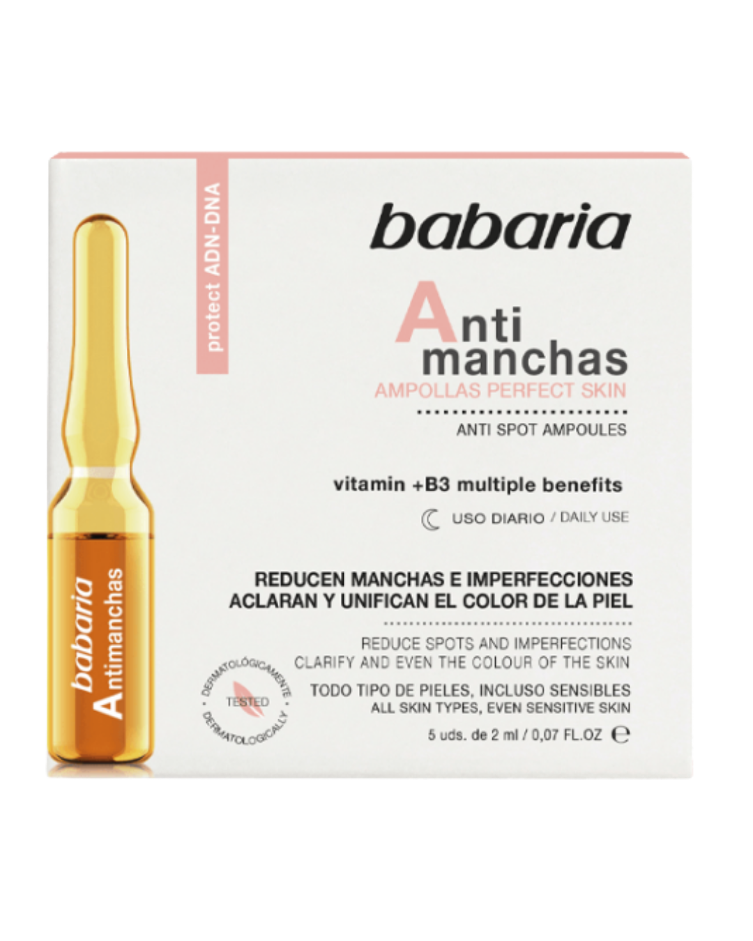 BABARIA AMPOLLAS PERFECT SKIN ANTIMANCHAS 5 UND