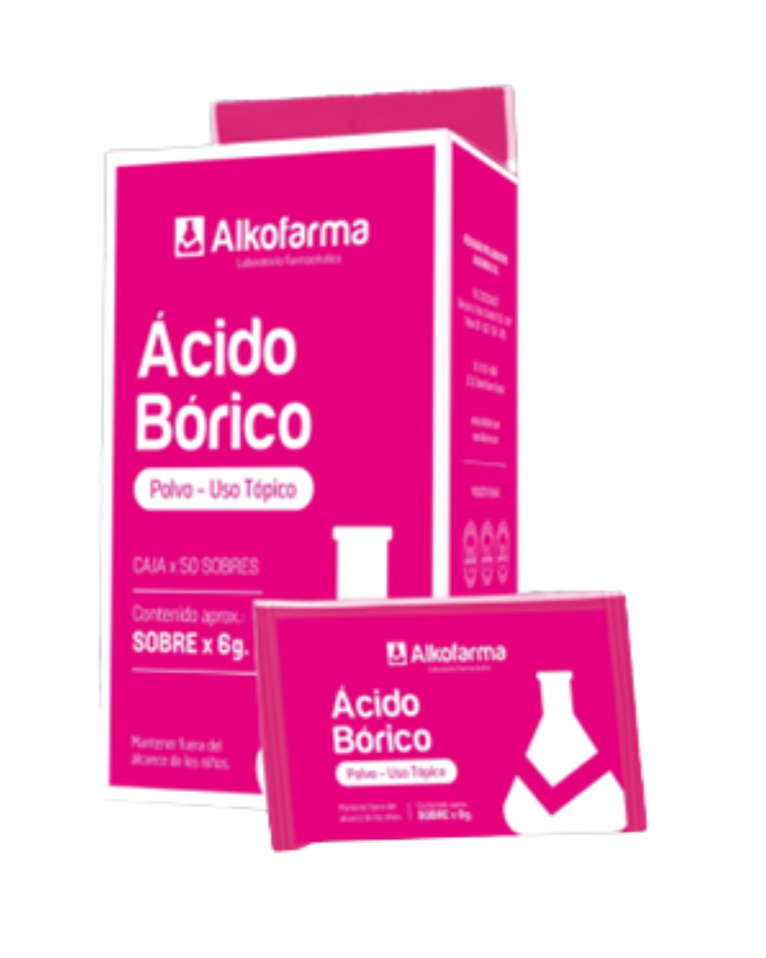 ÁCIDO BÓRICO Sobre x 6g