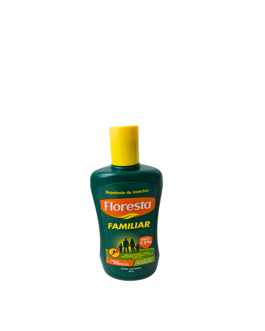 Repelente Floresta Familiar Crema 7.5% Deet 120 g.