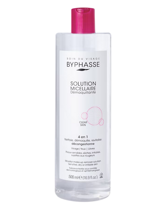 SOLUCIÓN MICELAR  CLEAR DESMAQUILLANTE 500ML