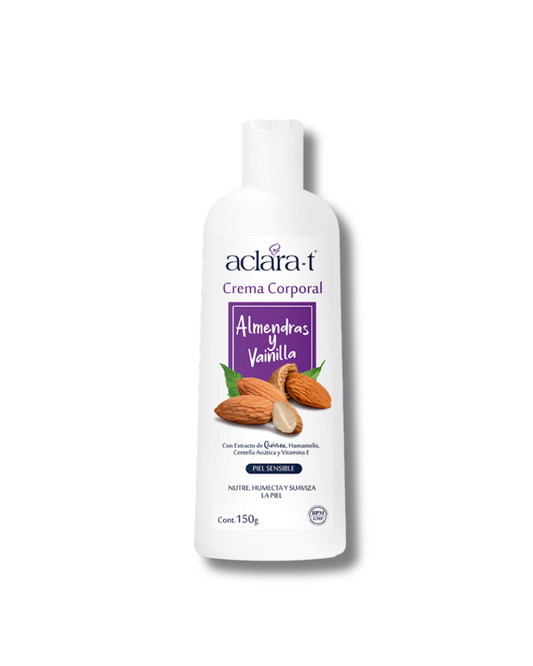 ACLARA-T CREMA CORPORAL ALMENDRA Y VAINILLA