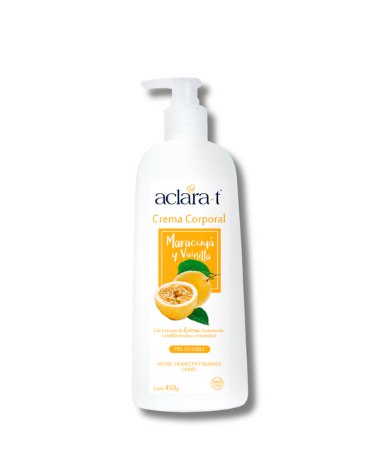 ACLARA-T CREMA CORPORAL MARACUYÁ Y VAINILLA
