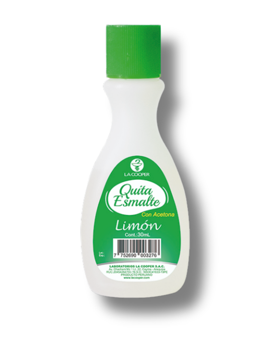 Quita Esmalte con Acetona Limón 30ml