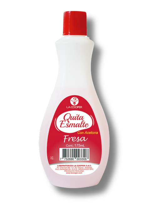 Quita Esmalte con Acetona Fresa