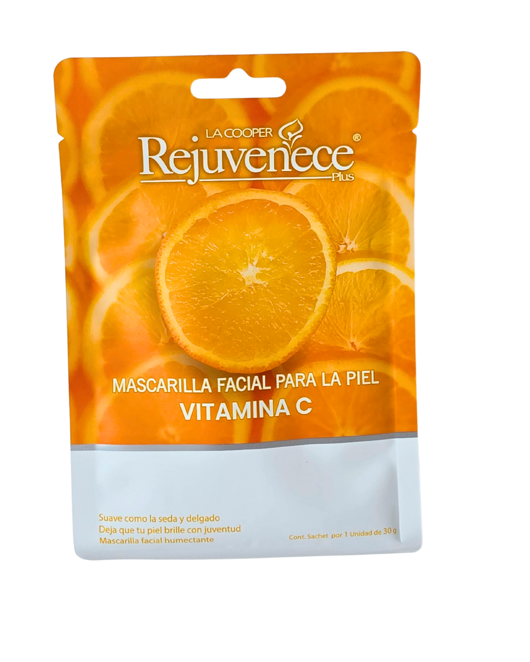 MASCARILLA FACIAL VITAMINA C 1und x30gr