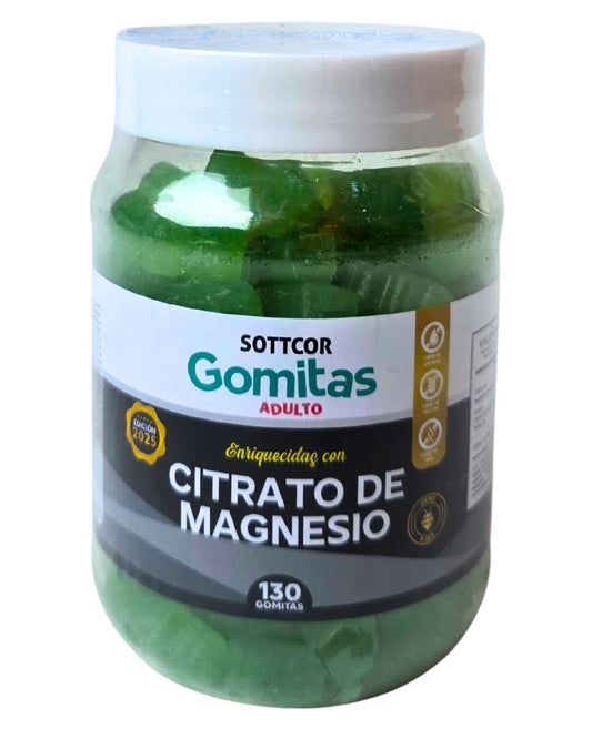 SOTTCOR GOMITAS CITRATO DE MAGNESIO x130