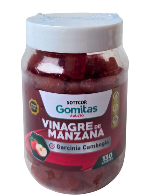 SOTTCOR GOMITAS VINAGRE DE MANZANA x130