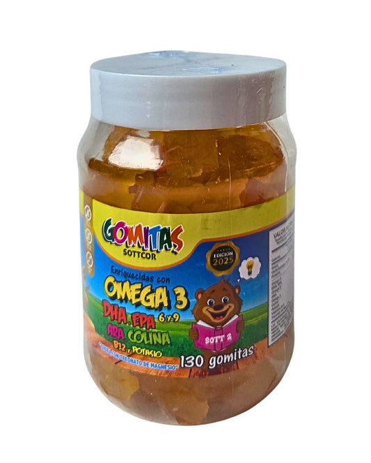 SOTTCOR GOMITAS NIÑOS OMEGA  x130