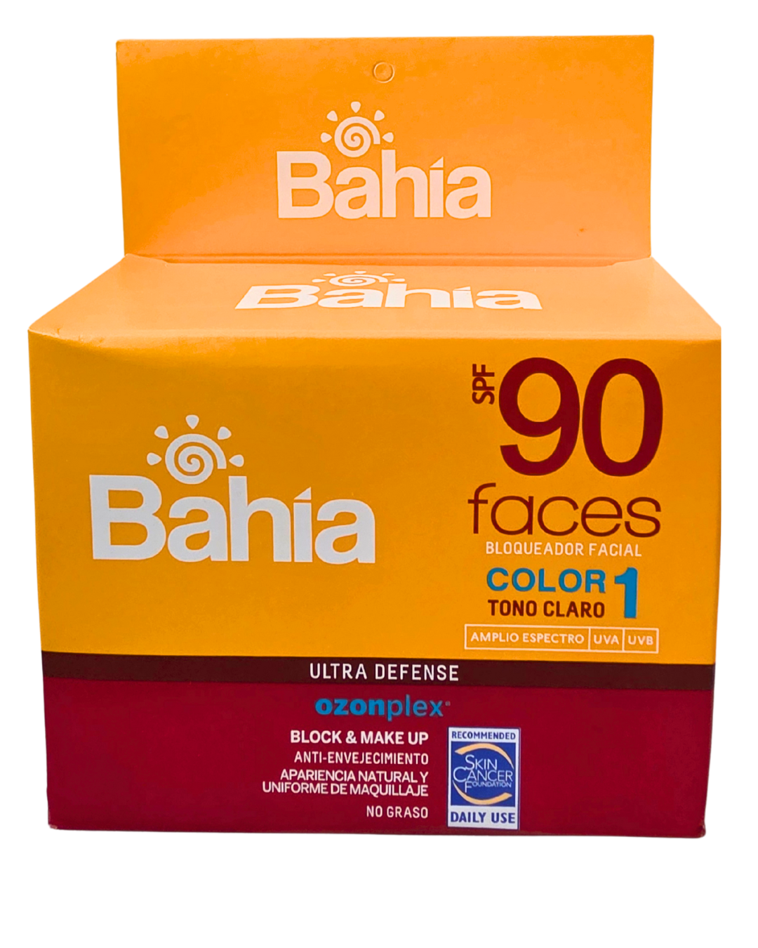 BAHÍA FACES COLOR SPF90 Display x 20 unidades