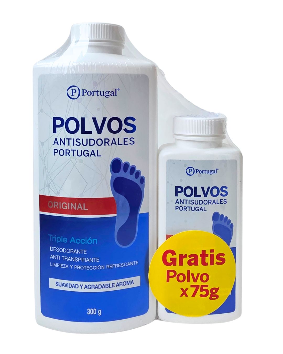 PACK POLVOS ANTISUDORAL ORIGINAL 300gr + 75gr
