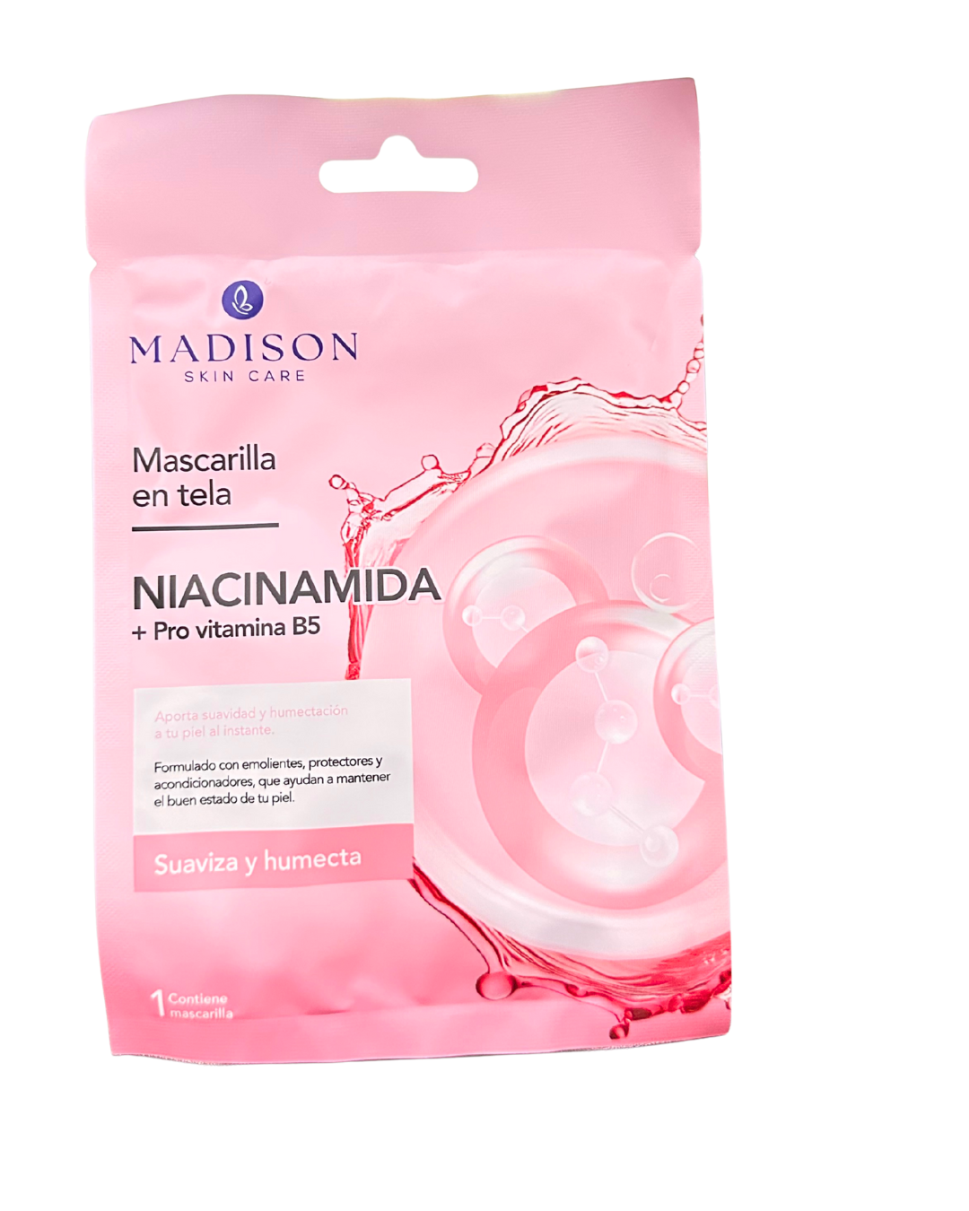 MADISON MASCARILLA NIACINAMIDA+pro vitamina B5