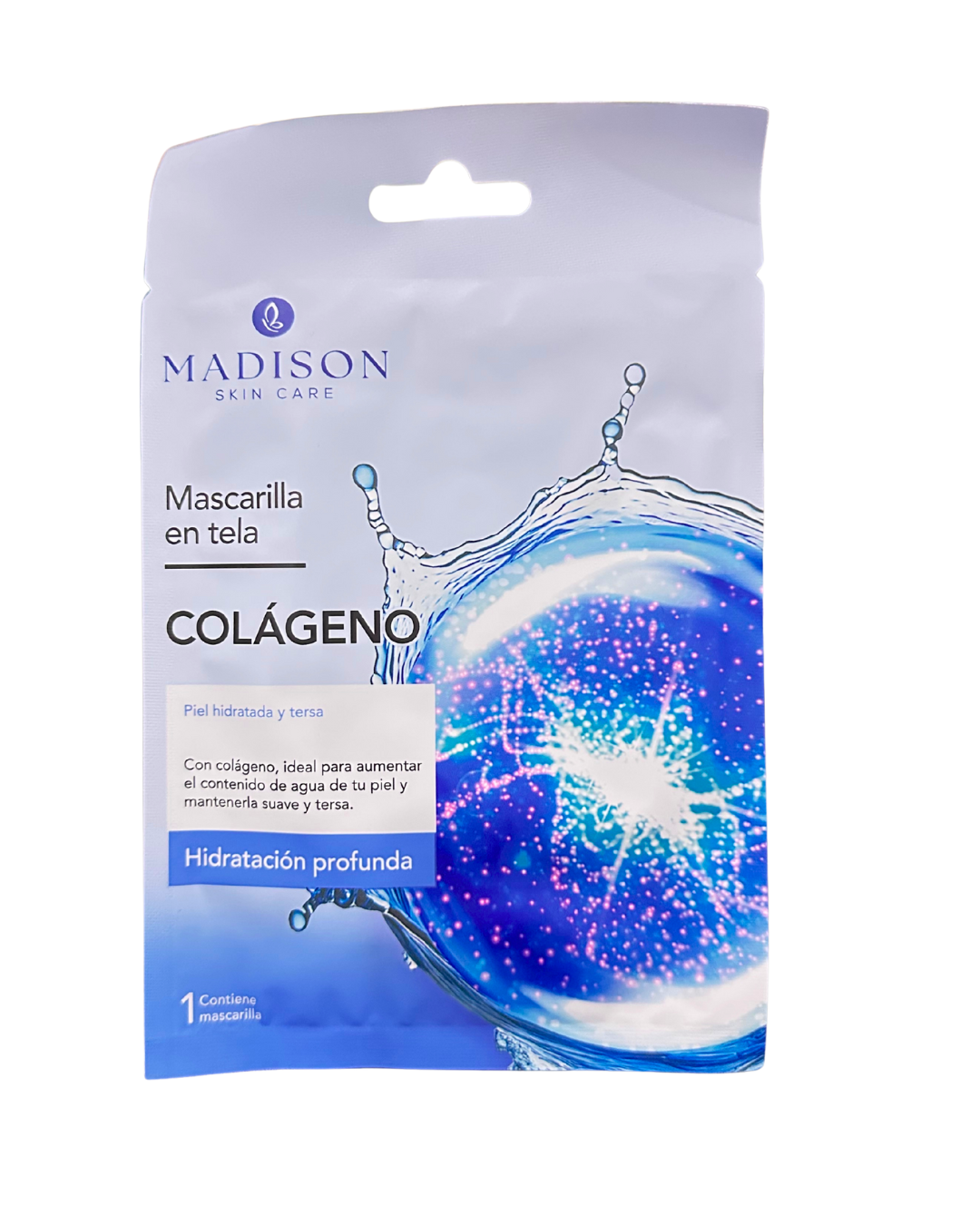 MADISON MASCARILLA COLÁGENO x 1und