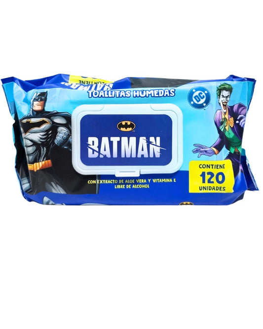 TOALLITAS HÚMEDAS BATMAN x 120und
