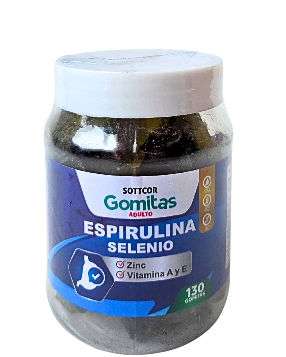 SOTTCOR GOMITAS ESPIRULINA x130