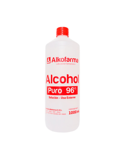 ALCOHOL DE 96° 1LT